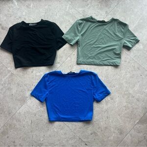 Zara crop tshirt bundle